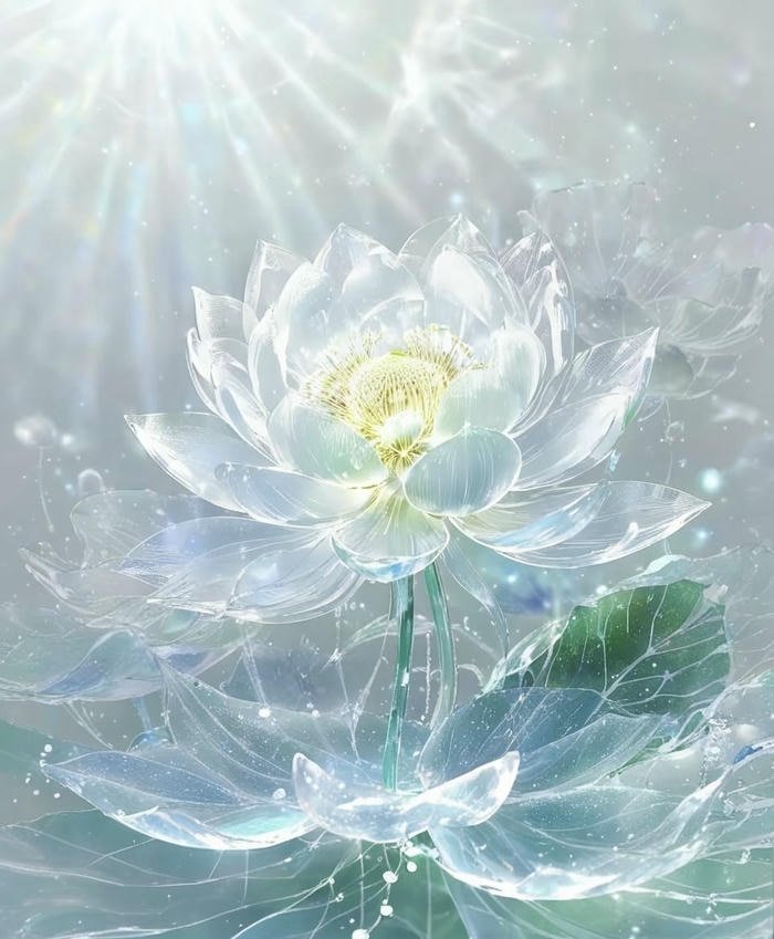 hình ảnh phong thuỷ sen nở an yên cuốn hút