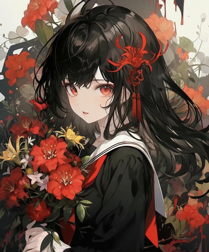 hình anime chất liệu ma mị huyền bí