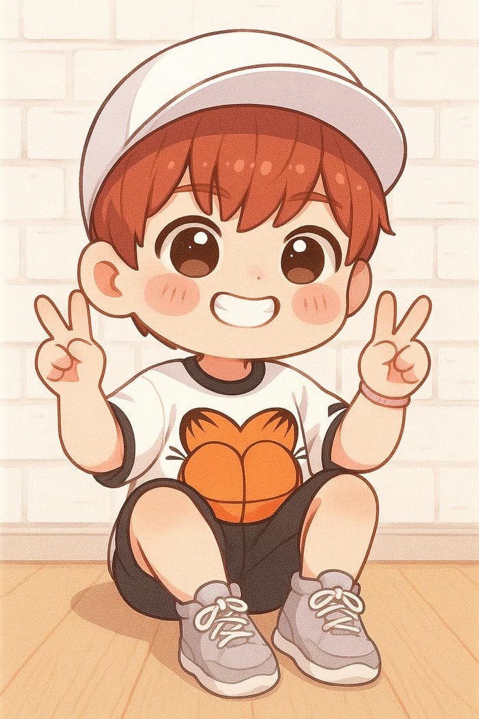 hình anime chibi nam giản dị đáng yêu