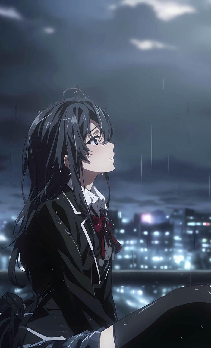 hình anime mang nỗi buồn lặng lẽ