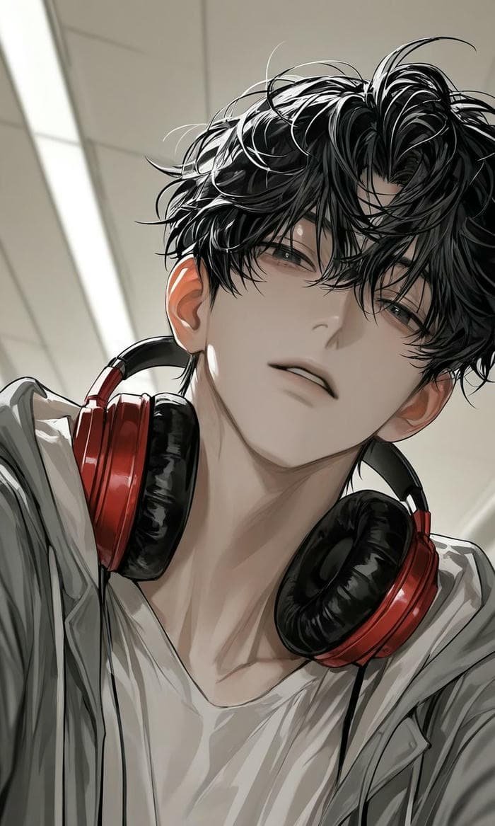 hình anime nam lạnh lùng ngầu đặt tay trong túi áo