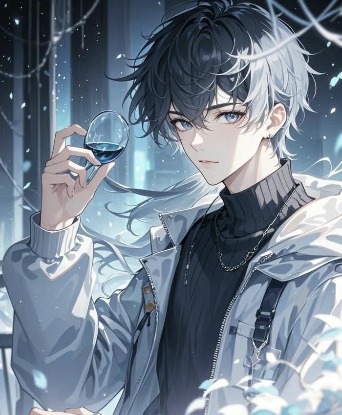 hình anime nam lạnh lùng ngầu với ngoại hình lạnh nhạt