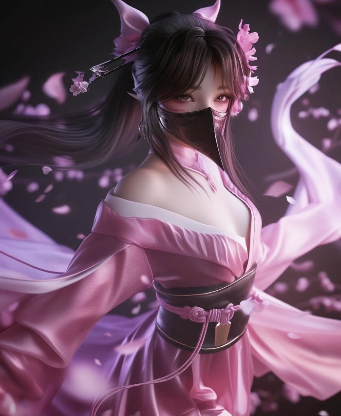 hình anime nghệ thuật số hiện đại