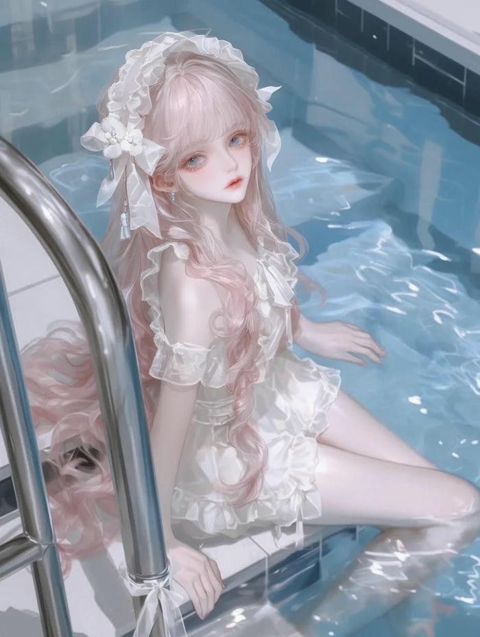 hình anime nghệ thuật số nhẹ nhàng