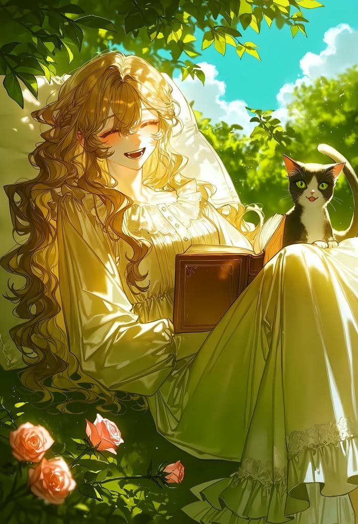 hình anime phong cách cổ tích mơ mộng