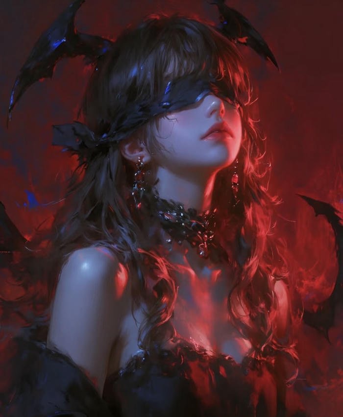 hình anime phong cách huyền bí kỳ lạ