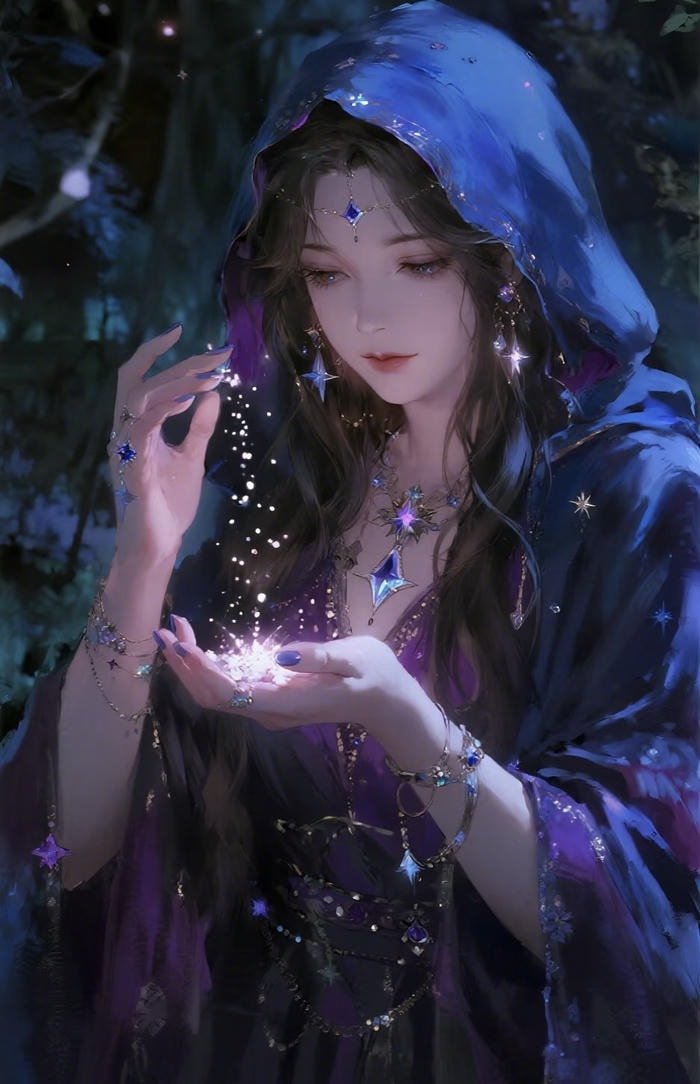 hình anime phong cách huyền bí sinh động