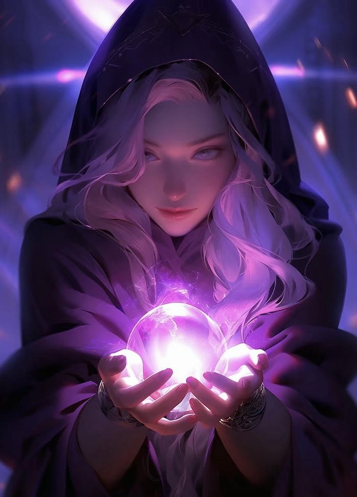 hình anime phong cách huyền bí tối giản