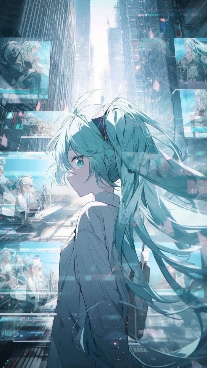 hình anime phong cách tương lai cá tính