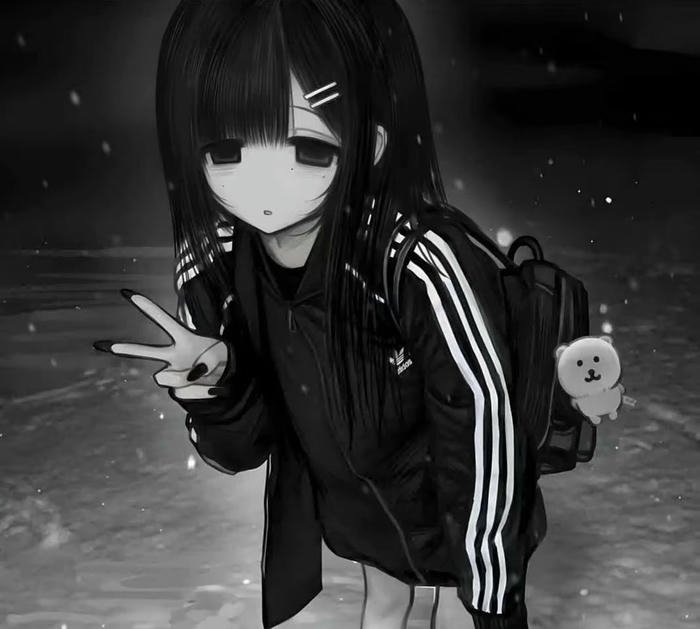 hình anime style dark ánh sáng yếu