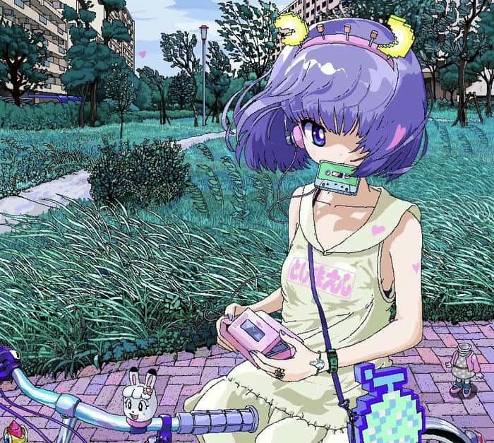 hình anime style pastel sắc độ sáng