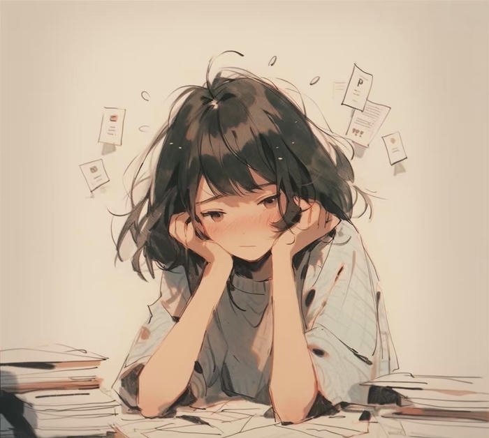 hình anime thần thái lặng thinh