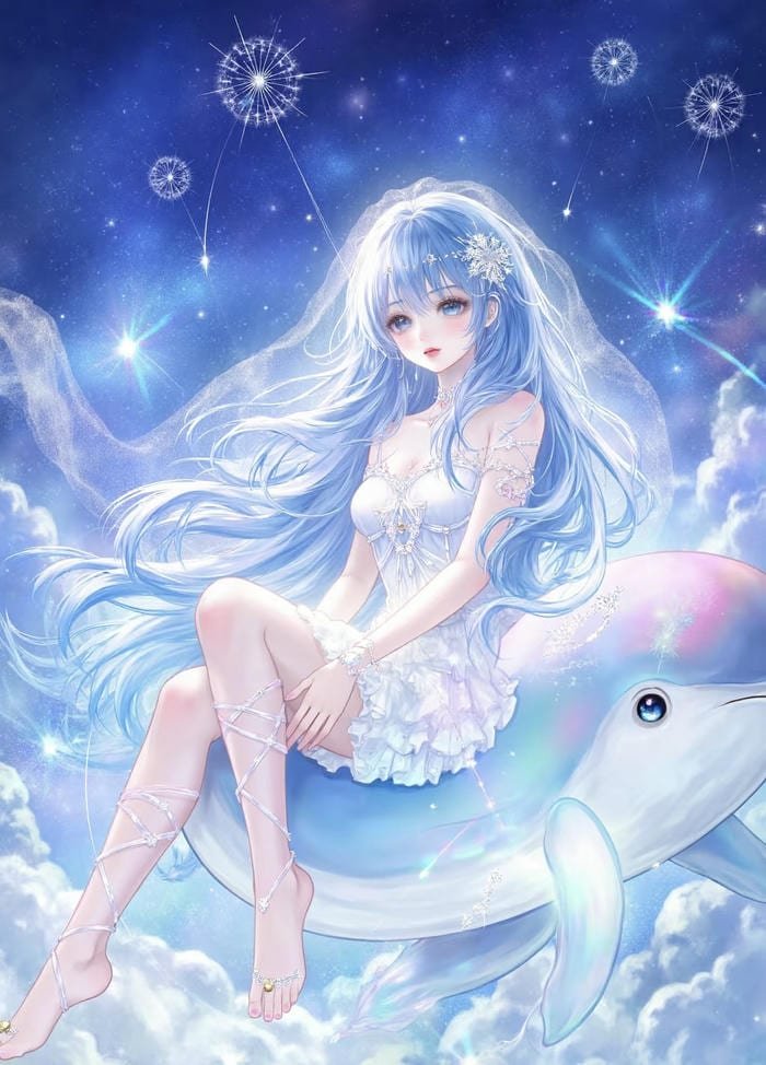 hình anime thần tiên dễ thương