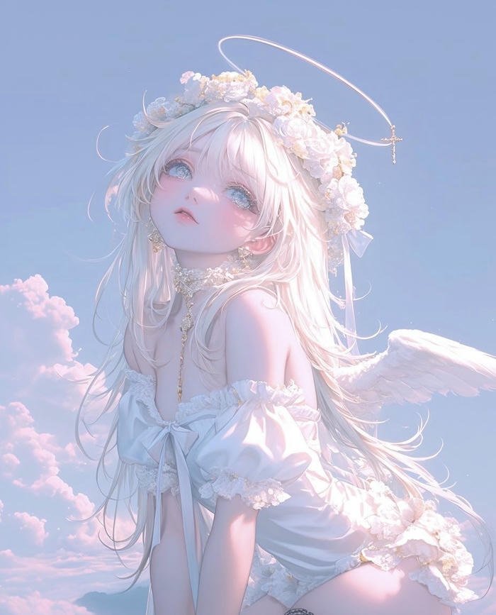 hình anime thiên thần nhỏ siêu đẹp