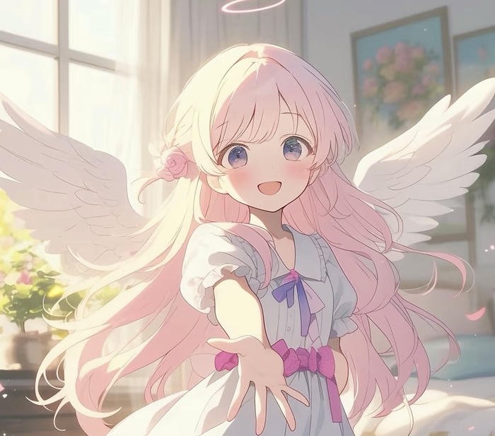 hình anime thiên thần nhỏ thu hút