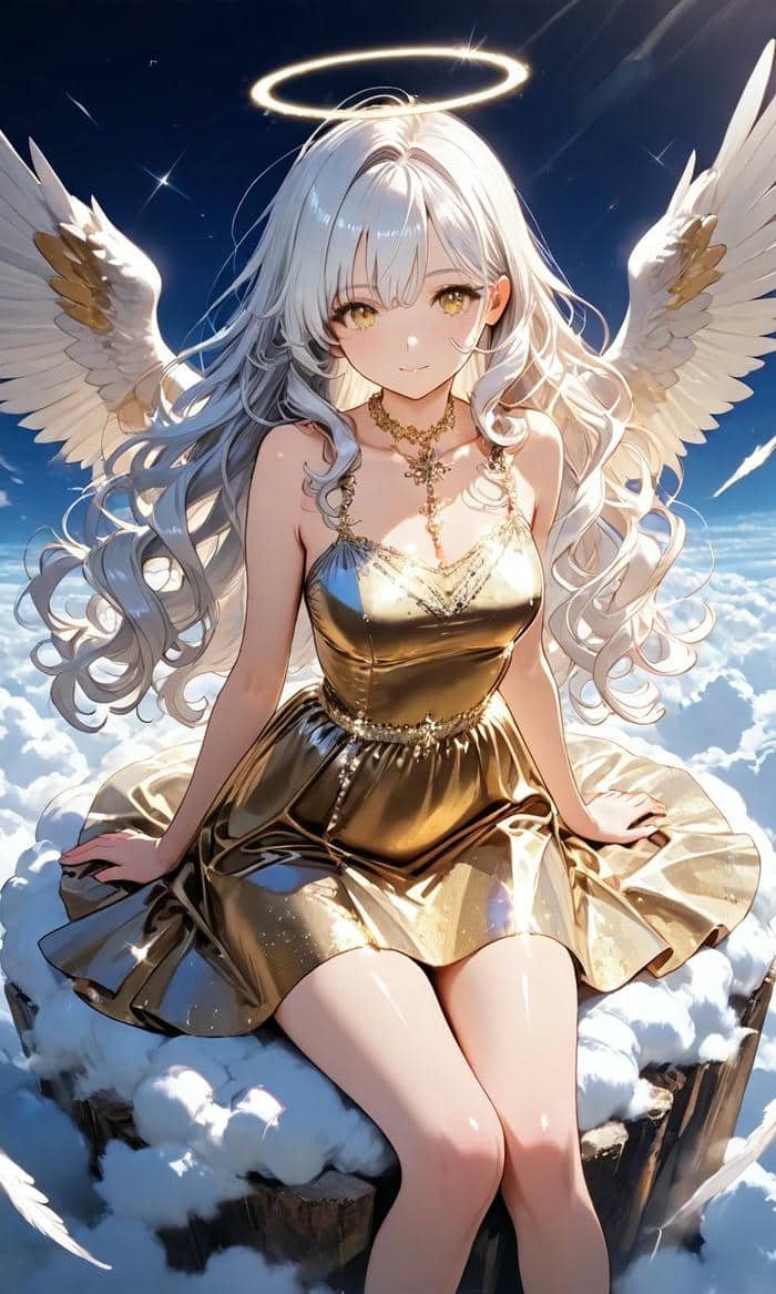 hình anime thiên thần nhỏ tinh tế