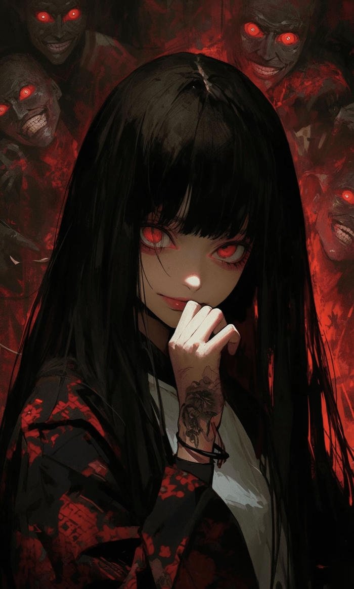 hình anime tối tăm mang cảm giác huyền bí