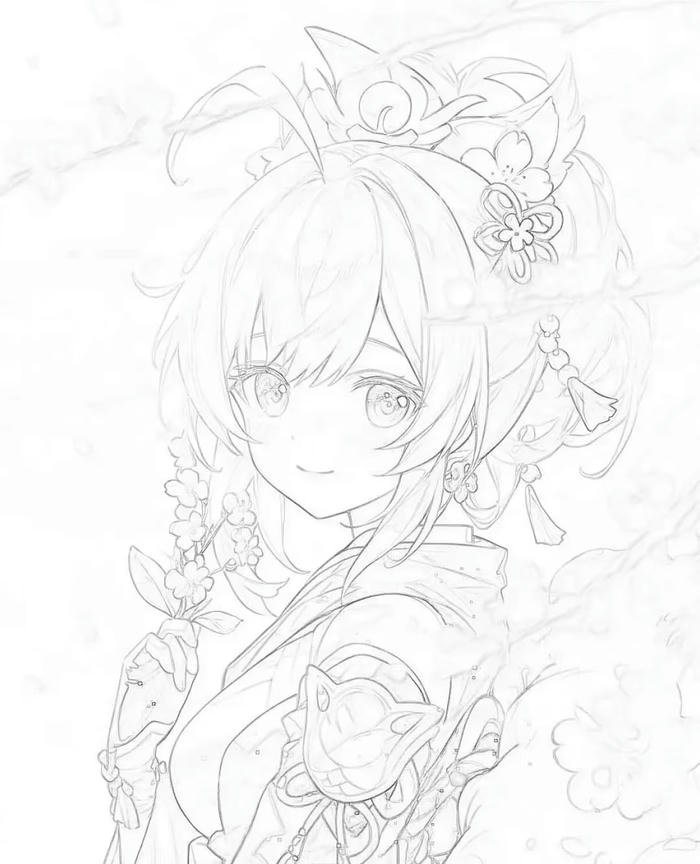 hình anime vẽ tay đẹp tự nhiên