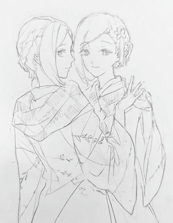 hình anime vẽ tay rất đẹp