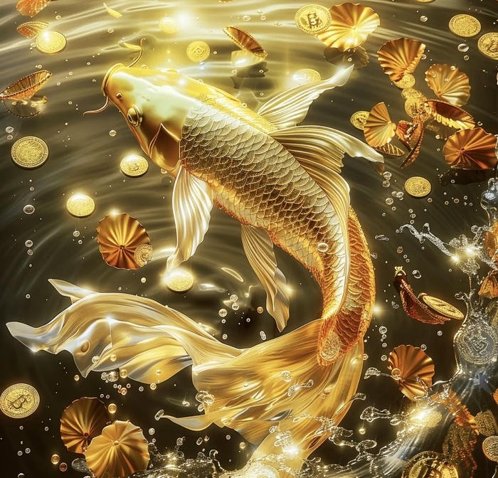 hình biểu tượng cá chép vàng phú tài