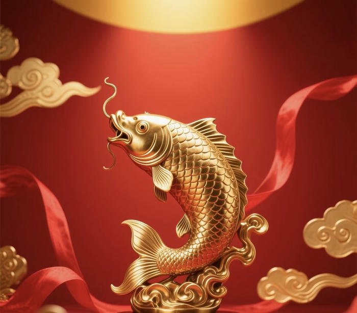 hình cá rồng phong thuỷ phát lộc