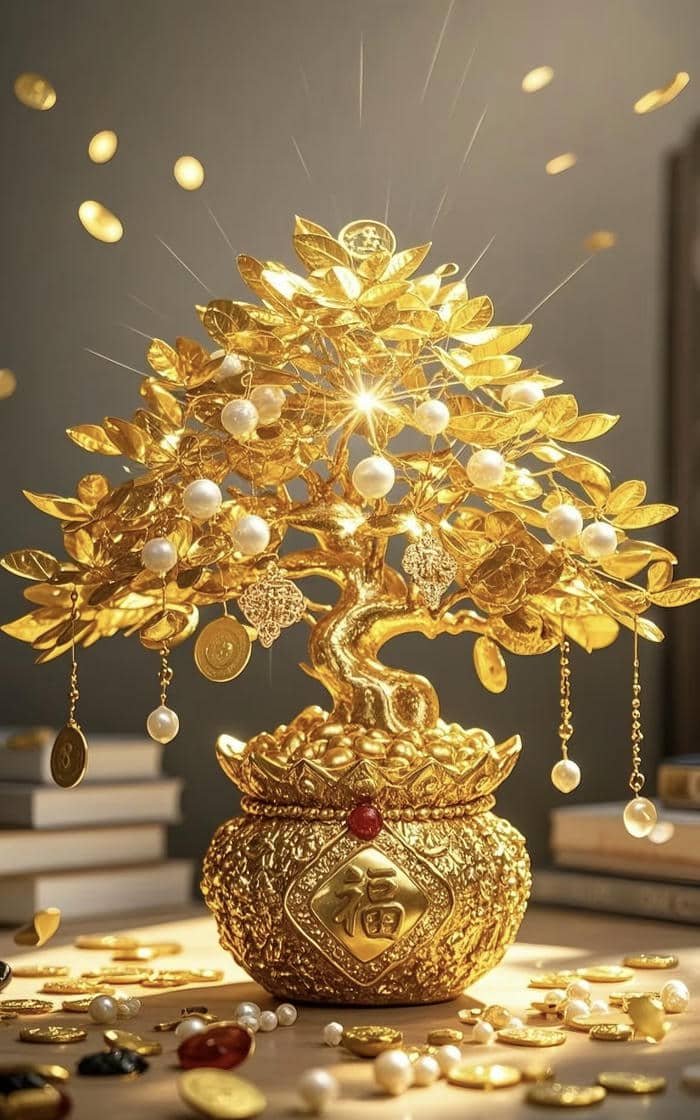 hình cây phát tài mang vượng khí