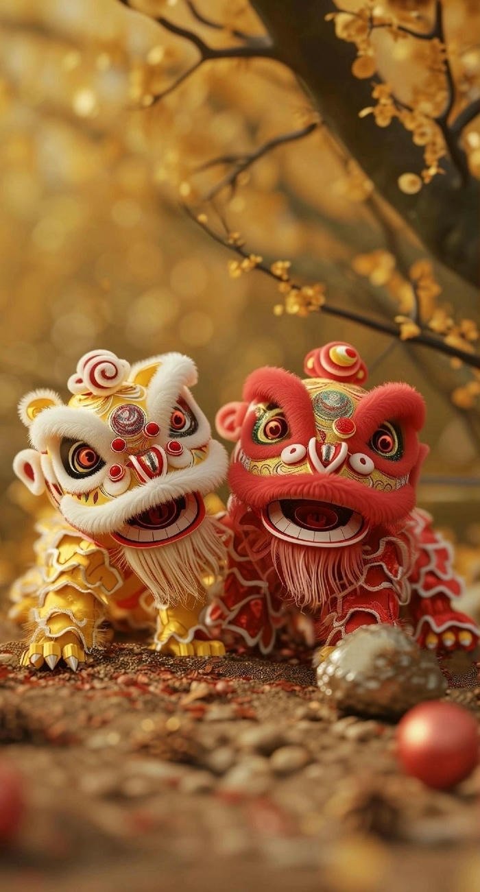 hình lân đứng trấn phong thủy