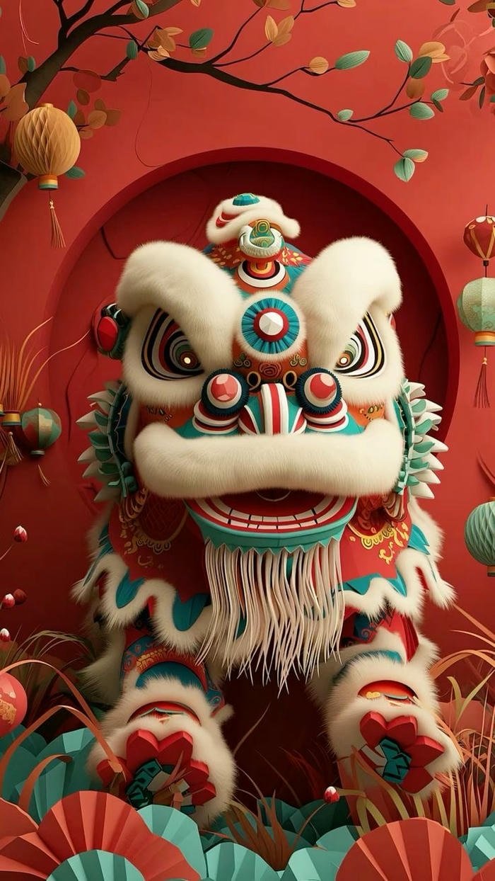 hình linh vật lân bảo an