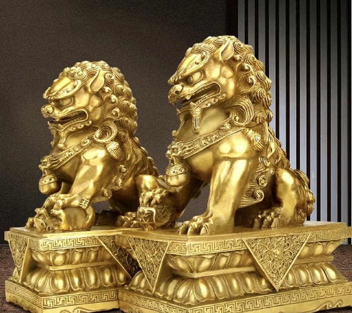 hình linh vật vàng phong thủy sang