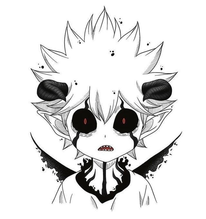 hình mặt quỷ phong cách chất lừ