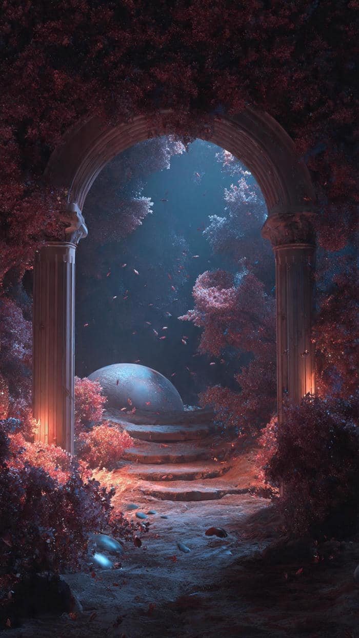 hình nền 3D huyền ảo