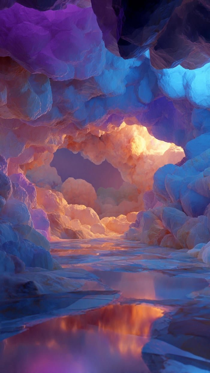 hình nền 3D nghệ thuật sống động