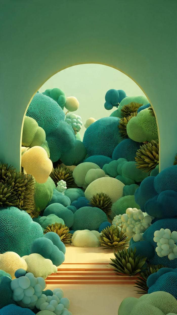 hình nền 3D nổi khối