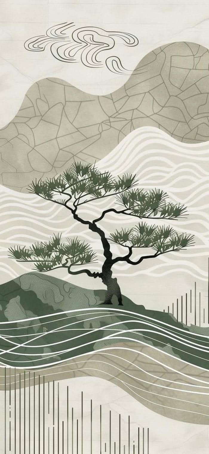 hình nền boho art chi tiết tinh xảo