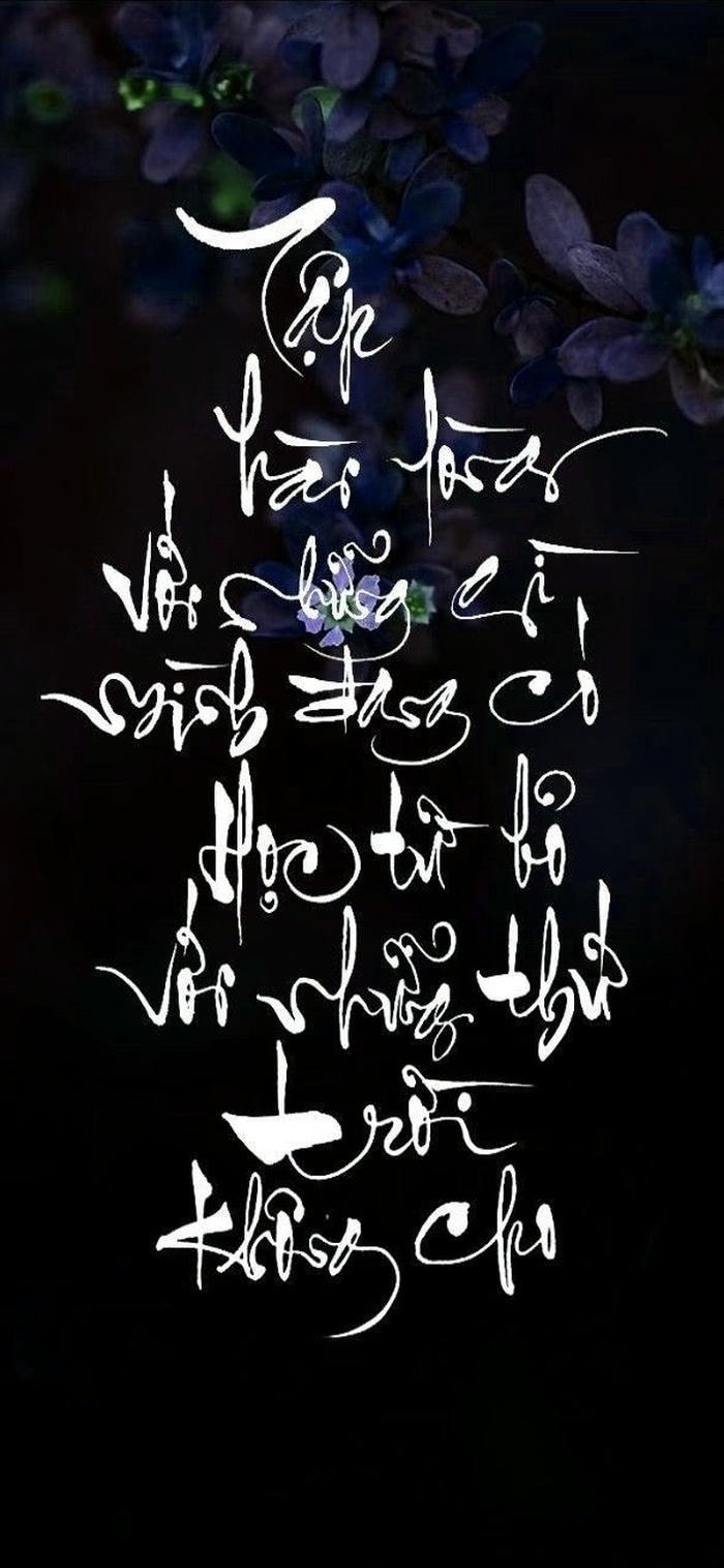 hình nền chữ triết lý aesthetic