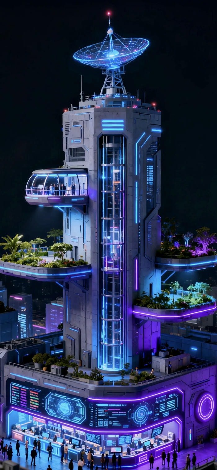 hình nền công nghệ digital grid