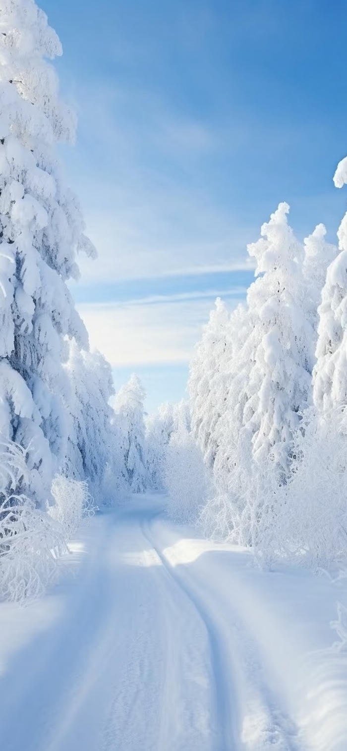 hình nền đồi tuyết trắng đẹp tinh khôi