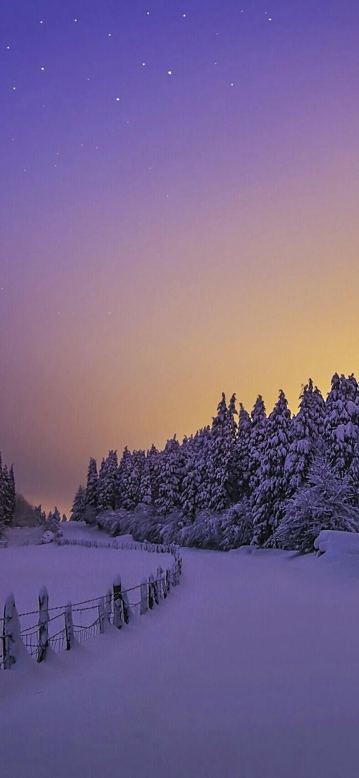 hình nền đồi tuyết trắng trời đẹp cao