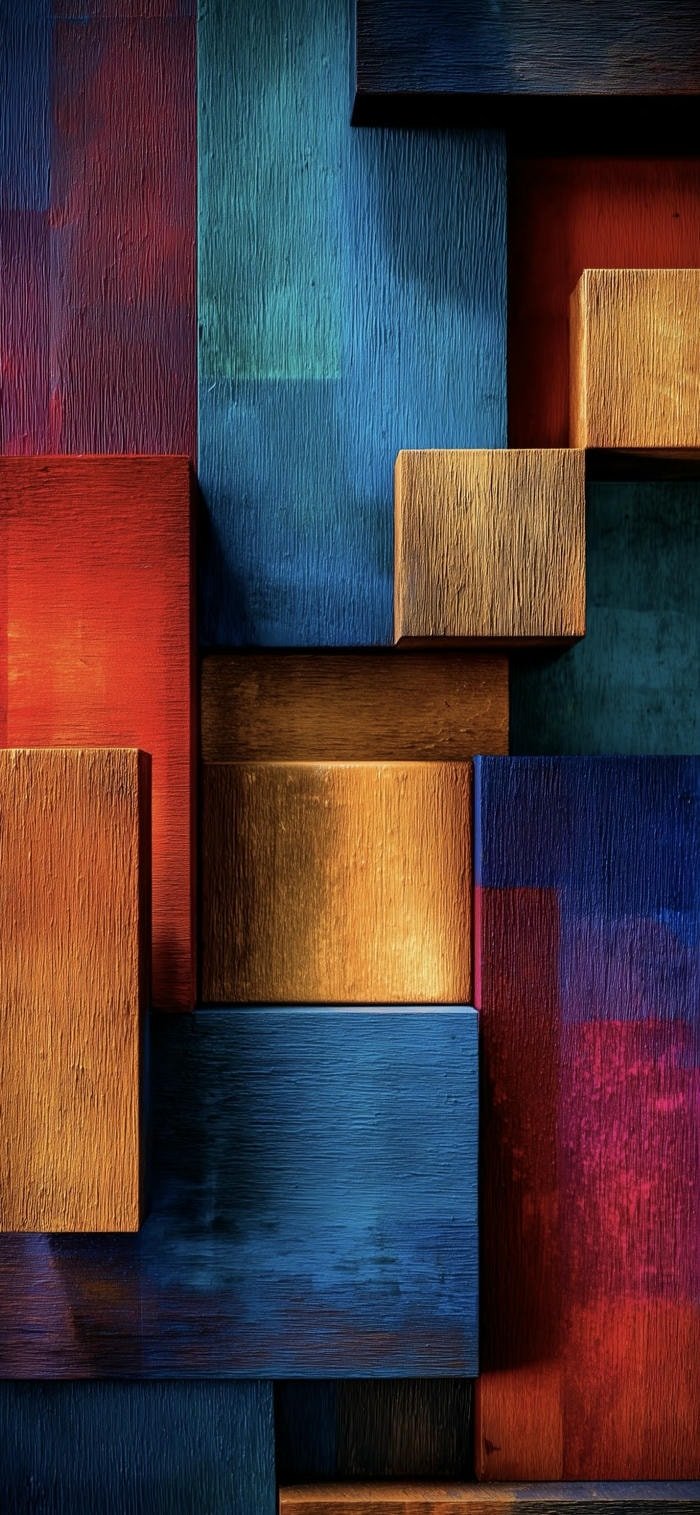 hình nền hình học nghệ thuật