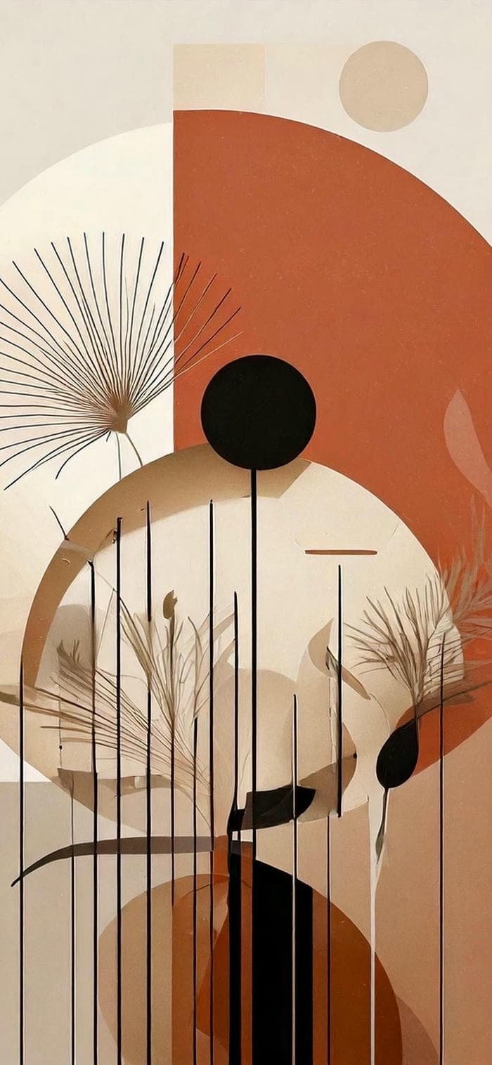 hình nền hoạ tiết boho hoa văn