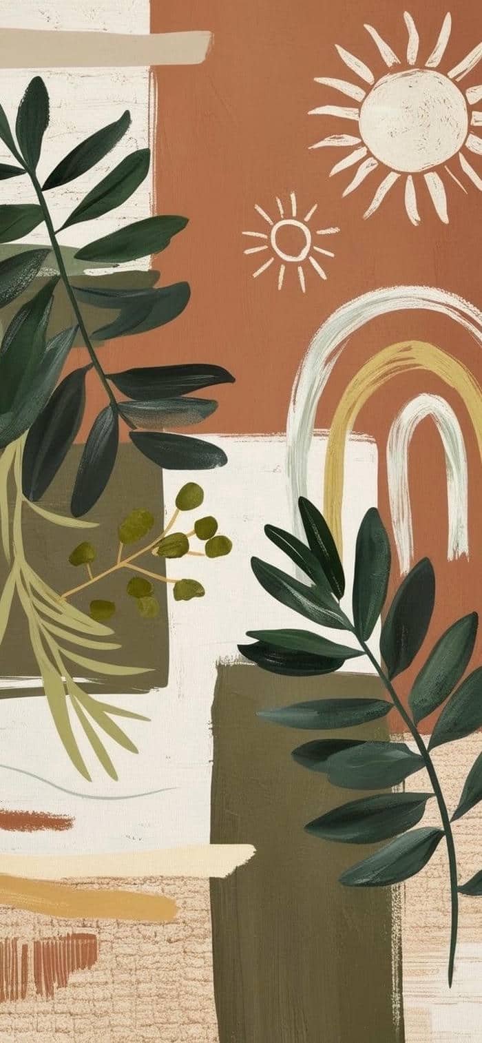 hình nền hoạ tiết boho vintage nhẹ(1)