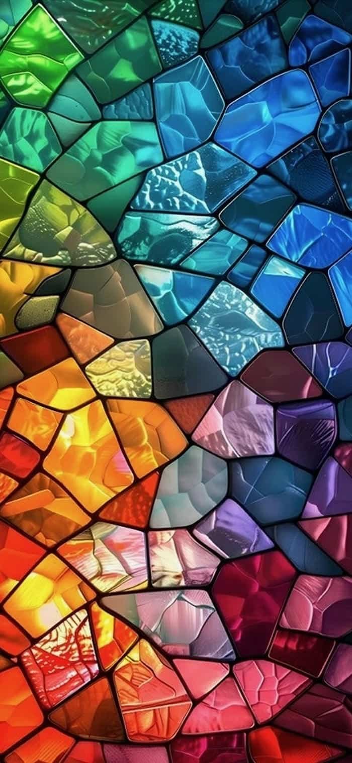 hình nền họa tiết mosaic nhiều mảng màu