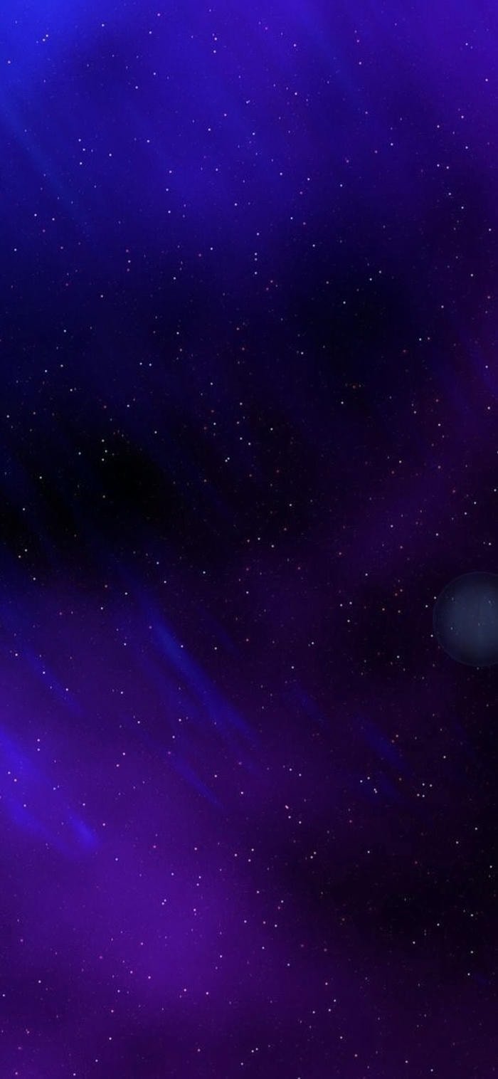 hình nền không gian galaxy tím xanh huyền ảo