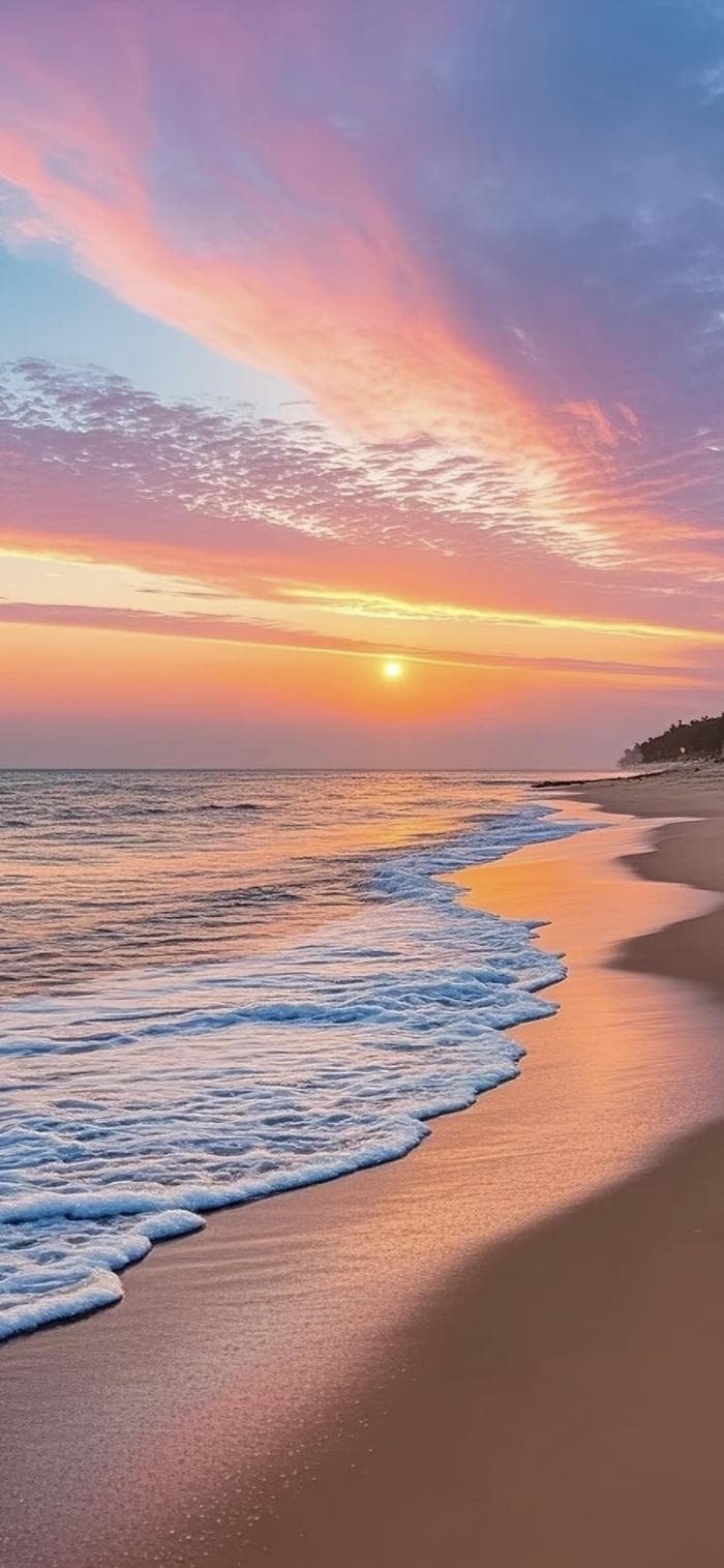 hình nền mặt trời mọc rực rỡ đẹp