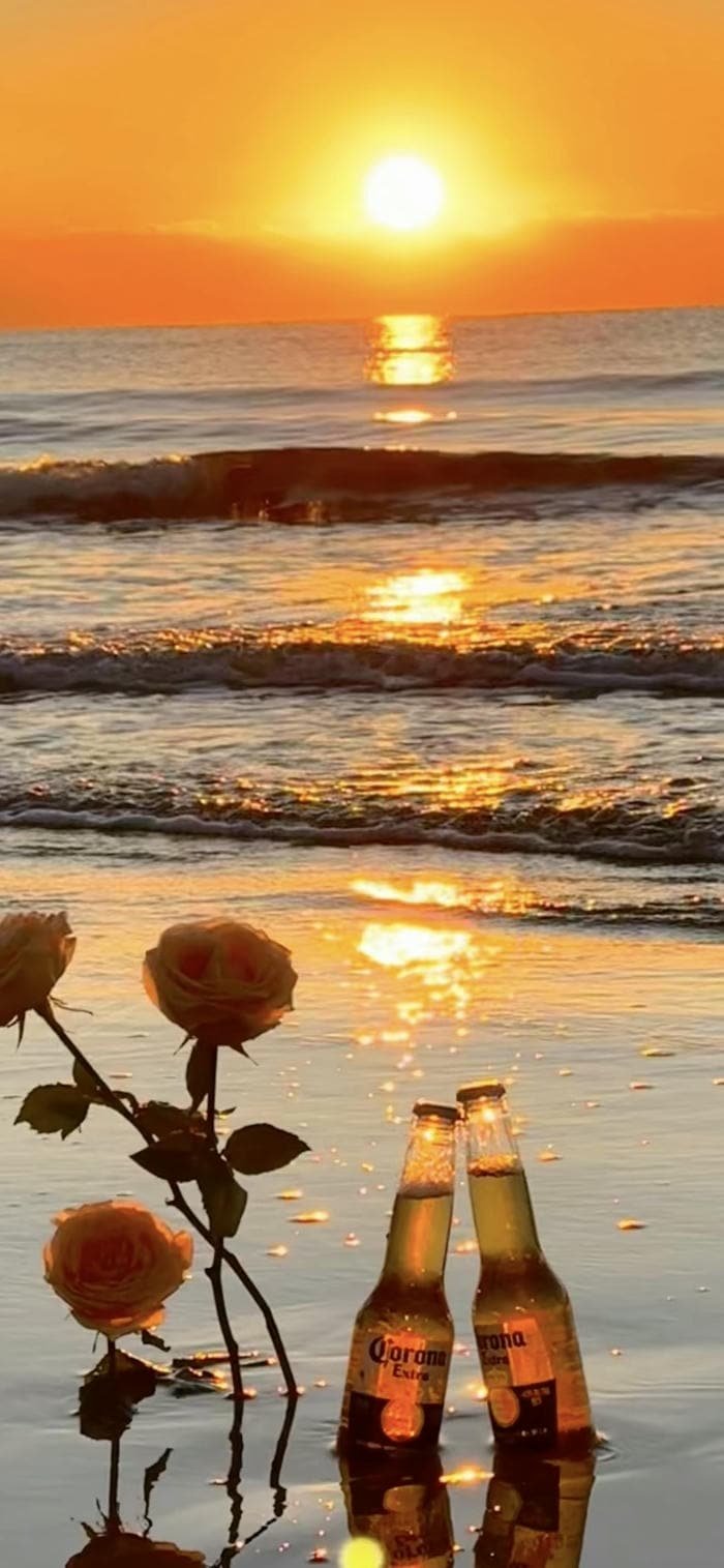 hình nền mặt trời mọc sắc cam rực