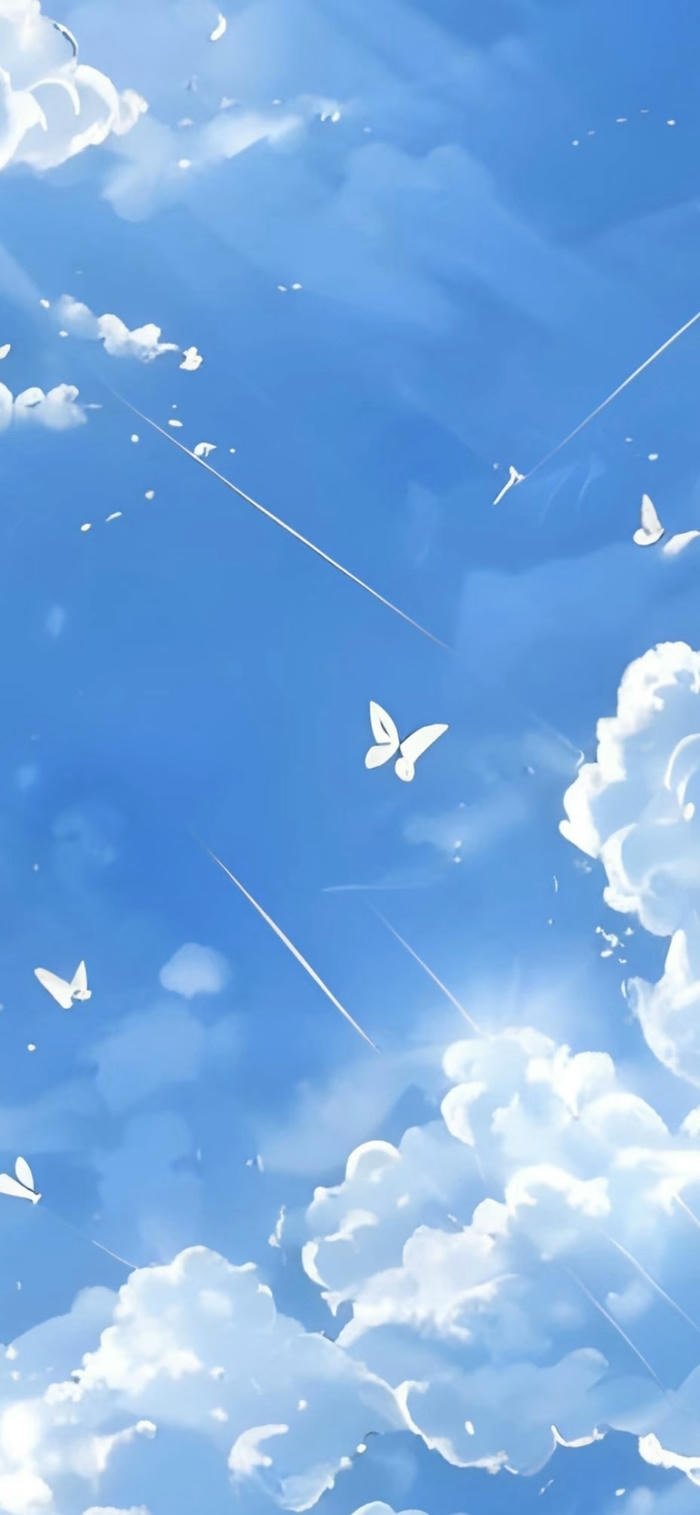 hình nền màu xanh dương của bầu trời