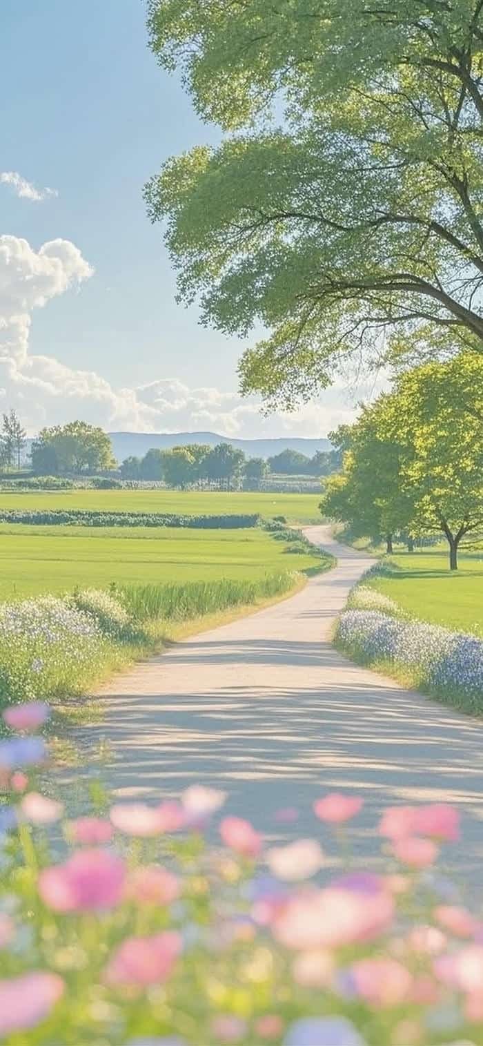 hình nền phong cảnh đồng quê mùa thu