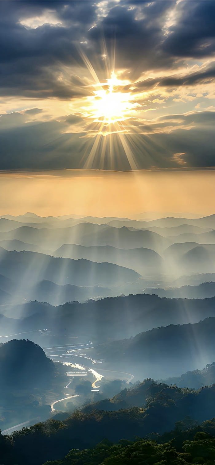 hình nền sáng rực năng lượng