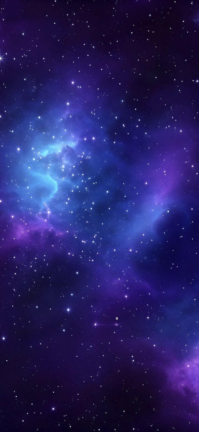 hình nền space tím xanh