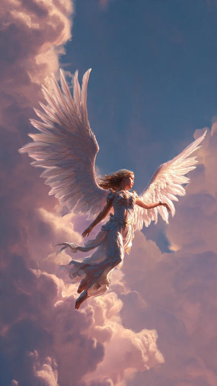 hình nền thiên sứ bay lượn